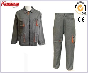 Čína dodavatel Polyotton pracovní kalhoty a bunda, venkovní pracovní uniforma pro muže