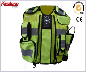 China Supplier Reflective Vest,High Visibility Sleeveless Jacket For Men