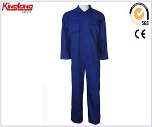 Soláthraí tSín Royal Blue Coverall, Cotton Work Coverall Unisex