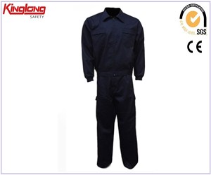 Uniform bezpieczeństwa dostawcy z Chin Unisex, bawełniany odblaskowy kombinezon roboczy