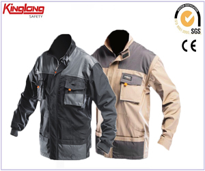 Κίνα Χονδρικό μπουφάν Polycotton Workwear, Multipocket Workwear Jacket για άνδρες