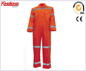 China cheap functional coverall, elastic waist with buckle coverall
