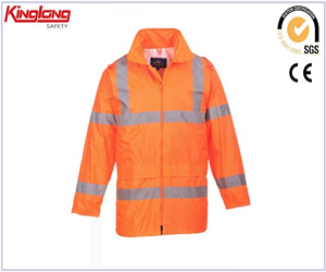 China winter reflective instrurial safety workwear jacket