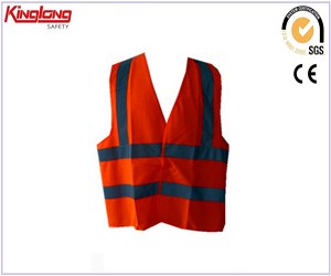 China workwear wholesale reflective vest,high visibility orange swim sports vest