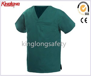 Classical design popular style v neckline medical scrubs, high quality functional and practical lab scrubs