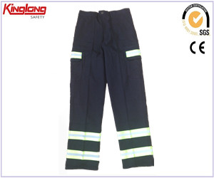 Pants lasta Oibre Cadáis, Téip Machnamhach Ribín Pants lasta Oibre Cadáis, Fir Ribín Cabhlach Téip Machnamhach Pants lasta Oibre Cadáis