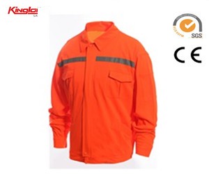 Custom Polyester / Cotton Hi Visibility Clothing, Long Sleeves Safety Vest