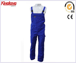 Customized 100% Cotton Working Bib Pants ,China workwear bib overalls supplier