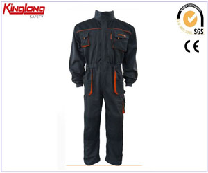 Druable Canvas Men's Coverall supplier,Color combination Safety Coveralls