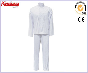 chinaworkwearsupplier-elastische achterkant katoenen koksjas uniform-China gouden leverancier kokskleding