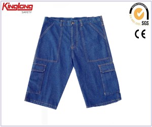 Elastic waist  denim fabric durable jeans, china manafacturer  factory price jeans