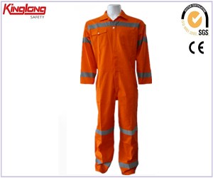 Vestuário de trabalho reflexivo de segurança de alta visibilidade e retardante de chamas