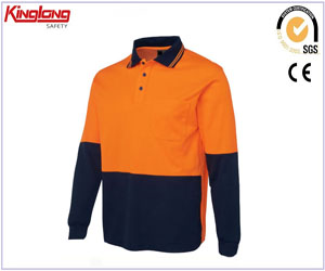 Hi-vis Safety Polo Shirt China supplier,HiVis Two Tone Action Fluoro Yellow Cheap Safety T-shirt