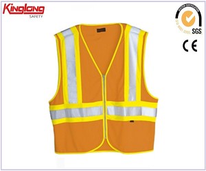 Καλοκαιρινά ρούχα εργασίας γεια ορατότητα αντανακλαστικό γιλέκο ασφαλείας, Πολυ βαμβακερό ύφασμα υψηλής ποιότητας hi vis ρούχα εργασίας