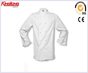 High Quality French Chef Uniform With Long Sleeves With Suit Unisex