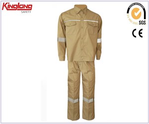 High Visibility Workwear Uniform,100% Cotton Redlective Pants and Shirt