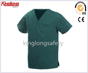 Hospital uniform unisex high quality scrubs, short sleeves custom logo scrubs