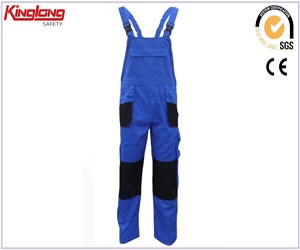 Hot sale blue color men's classic type bib overalls,High quality bib pants china supplier