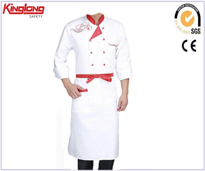 Uniforme da cucina uniforme da chef in cotone di alta qualità diretta dai produttori