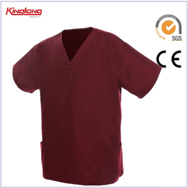 ملابس رجالية أعلى شعار بيع مخصصة ملابس العمل الموظفين ممرضة موحدة