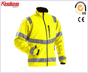 Mens Hi Vis Workwear Durable Long Sleeve High Visibility 3 in 1 Bomber Jacket