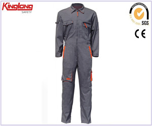 Mens sarja Coverall uniforme, macacões de trabalho China Fornecedor