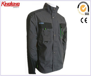 Mens combat canvas workwear jacket, High quality polycotton mens combat canvas workwear jacket