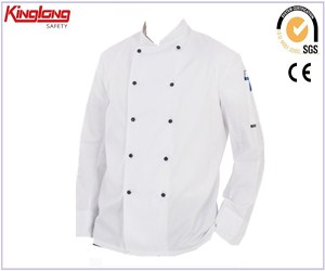 Pánské oblečení kuchařské uniformy bavlněné hotelové uniformy, vysoce kvalitní pracovní oděvy profesionální design uniformy