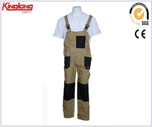 Modern Comfortable Canvas overalls workwear,cheap bibpants for industry workers