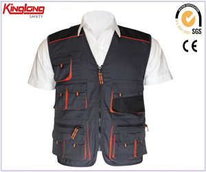 Multi-pocket Safety Vest, High quality tool Vest, Construction Staff Safety Vest