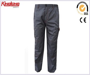 New arrival elastic waist mens grey cargo pant, high quality popular style cargo pant