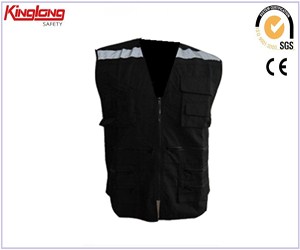 New arrival high quality no sleeves vest, spring style chest pockets vest