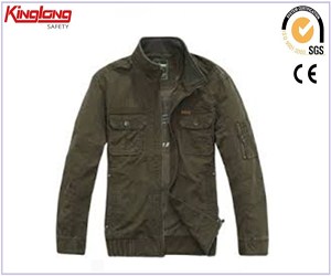 Seaicéad mens ardchaighdeáin stíl nua, seaicéad dearadh clasaiceach sleeves fada