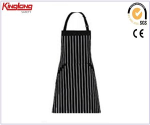 New style stripes fashionable womens apron, high quality kitchen cooking apron