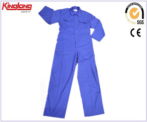 Polycotton Work Coverall,Mens UK Style Polycotton Work Coverall,Royal Blue Mens UK Style Polycotton Work Coverall