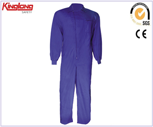 Polyester / Polycotton Safety Garments, Coverall Uniforms with Chest Pocket