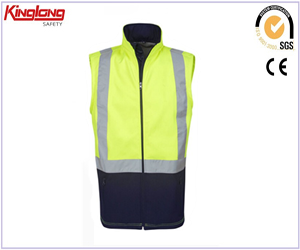 Jaqueta de segurança de alta visibilidade para roupas de trabalho de proteção com fita reflexiva