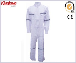 Macacão de roupa de trabalho estilo chileno de cor pura, macacão de tecido de popelina fornecido pelo fabricante da china