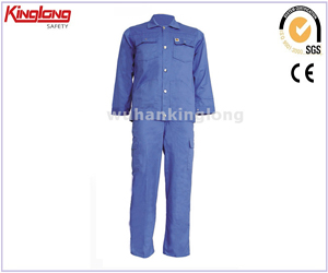 Rough Blue Work Suit China المورد ، 100٪ بوليستر قمصان وسراويل موحدة للعمل