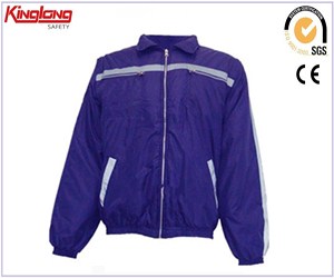 Royal blue unisex polycotton workwear jednolite kurtki, gorąca sprzedaż kurtka robocza chiny dostawca