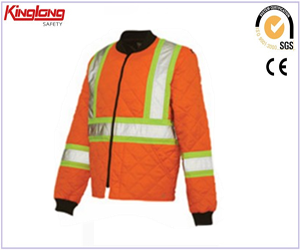 Safety fireproof &high visibility Fluorescent Yellow jacket
