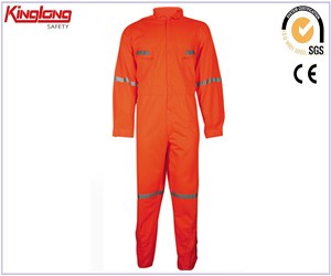 South America market hot sale style poplin coveralls,Workwear coveralls with reflective tape