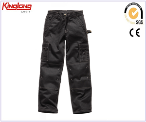 Stylish mens cargo workwear pants, multi pockets trousers for work clothes