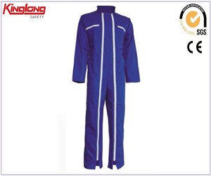 Two long PVC zipper elastic waist coveralls,High quality unisex working uniform for sale