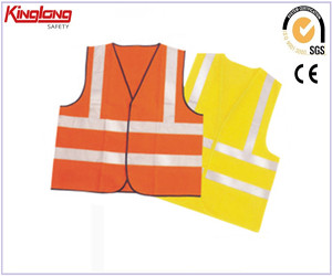 Vest with reflective tape, Workwear vest with reflective tape,Factory coustomised workwear vest with reflective tape 100% polycotton kintting waistcotton