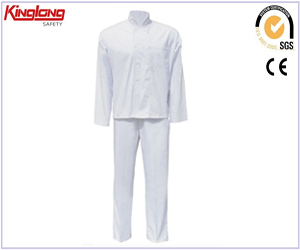 Wit Chef Kok Uniform, Klassieke Cotton Chef Uniform