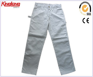 White Work Cargo Pants,Drill Mens White Work Cargo Pants,100%Cotton Drill Mens White Work Cargo Pants