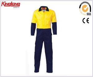 Overoles de seguridad de ropa de trabajo de algodón de invierno con uniformes de ropa de trabajo reflectantes de alta visibilidad