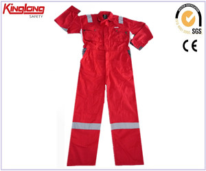 Éadaí Oibre Coveralls, An Ghréig Stíl Obair Éadaí Coveralls, Píosa a hAon Red An Ghréig Stíl Éadaí Oibre Coveralls d'Fhir