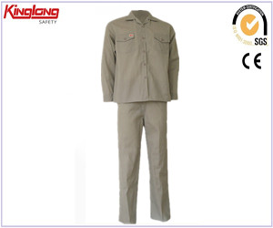Spodnie i koszule robocze, Mężczyźni Dubaj 2-częściowe spodnie i koszule robocze, SGS / SASO Mężczyźni Dubaj 2-częściowe spodnie i koszule robocze